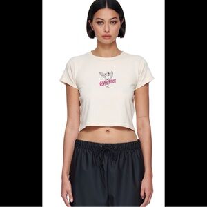 #1563 Daydreamer Saint Camp Tee in dirty white Medium